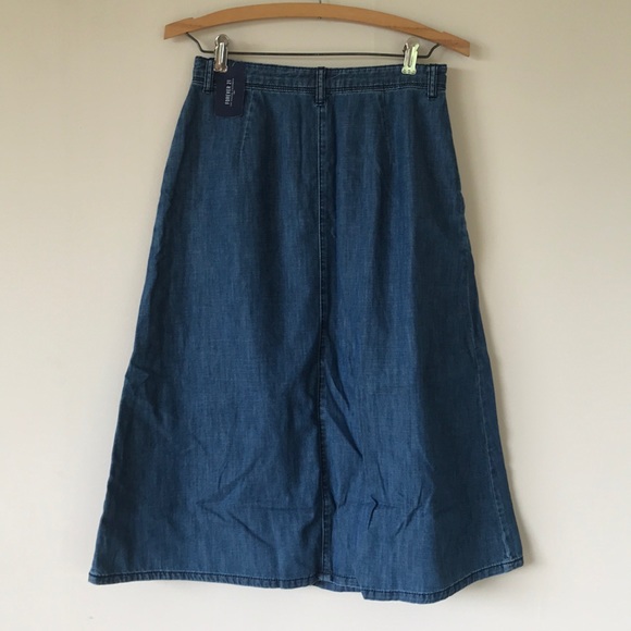 Vintage Retro style Denim front pocket skirt - Picture 5 of 5